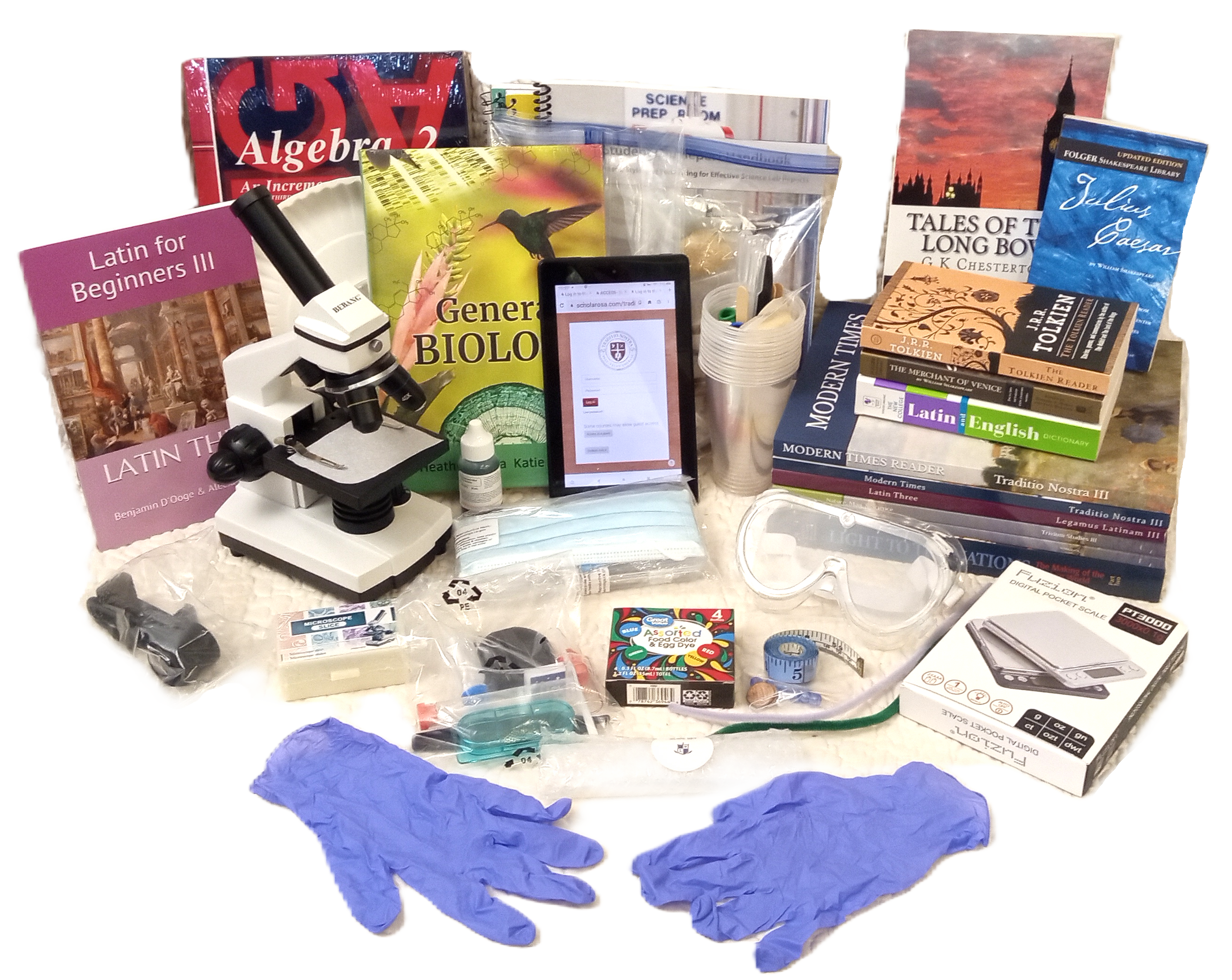 10th Grade Self-Paced Subscription with Books and Materials Kit