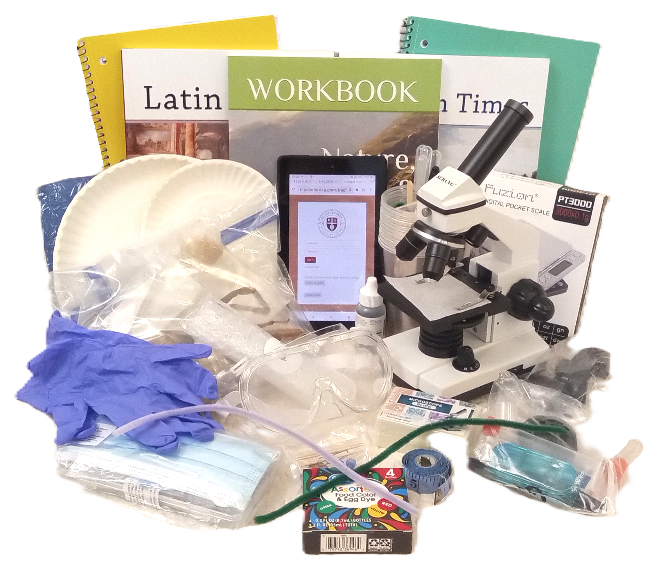10th Grade Self-Paced Subscription with Workbooks and Materials Kit