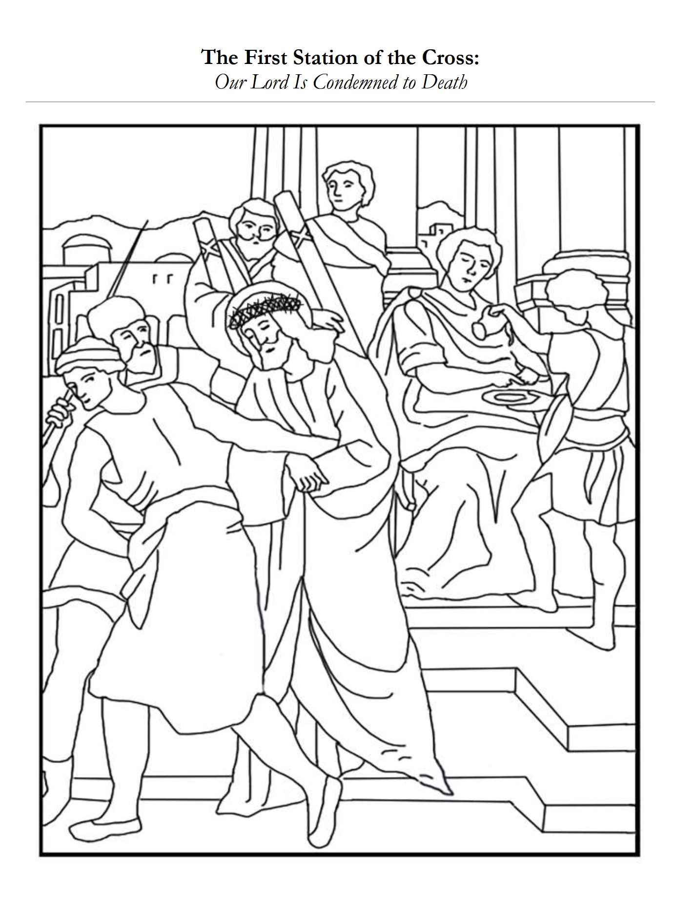 Children's Stations of the Cross: An Instructional Coloring Book Children's Stations of the Cross: An Instructional Coloring Book