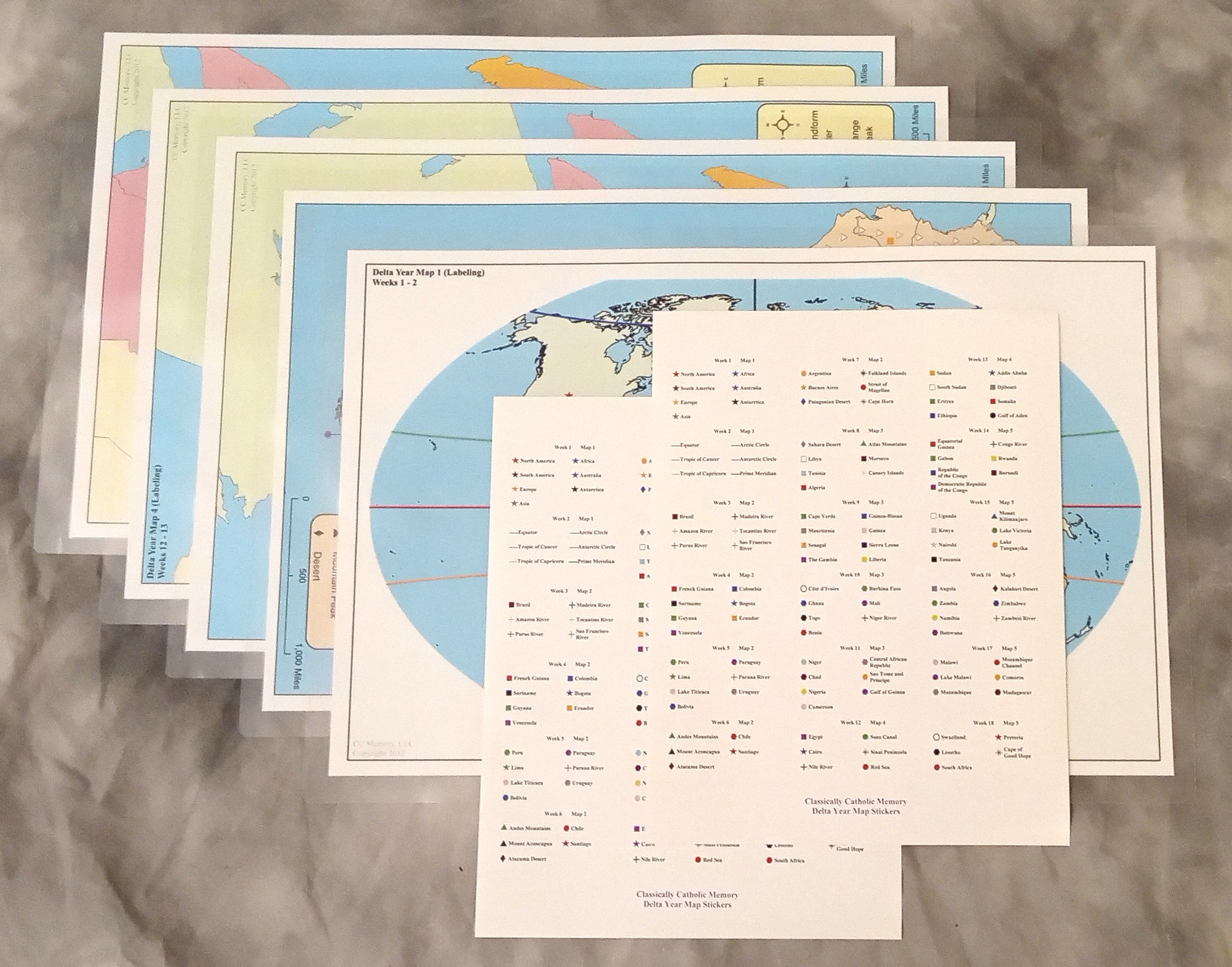 CCM Delta Maps (Schola Rosa Cycle 3 Maps)