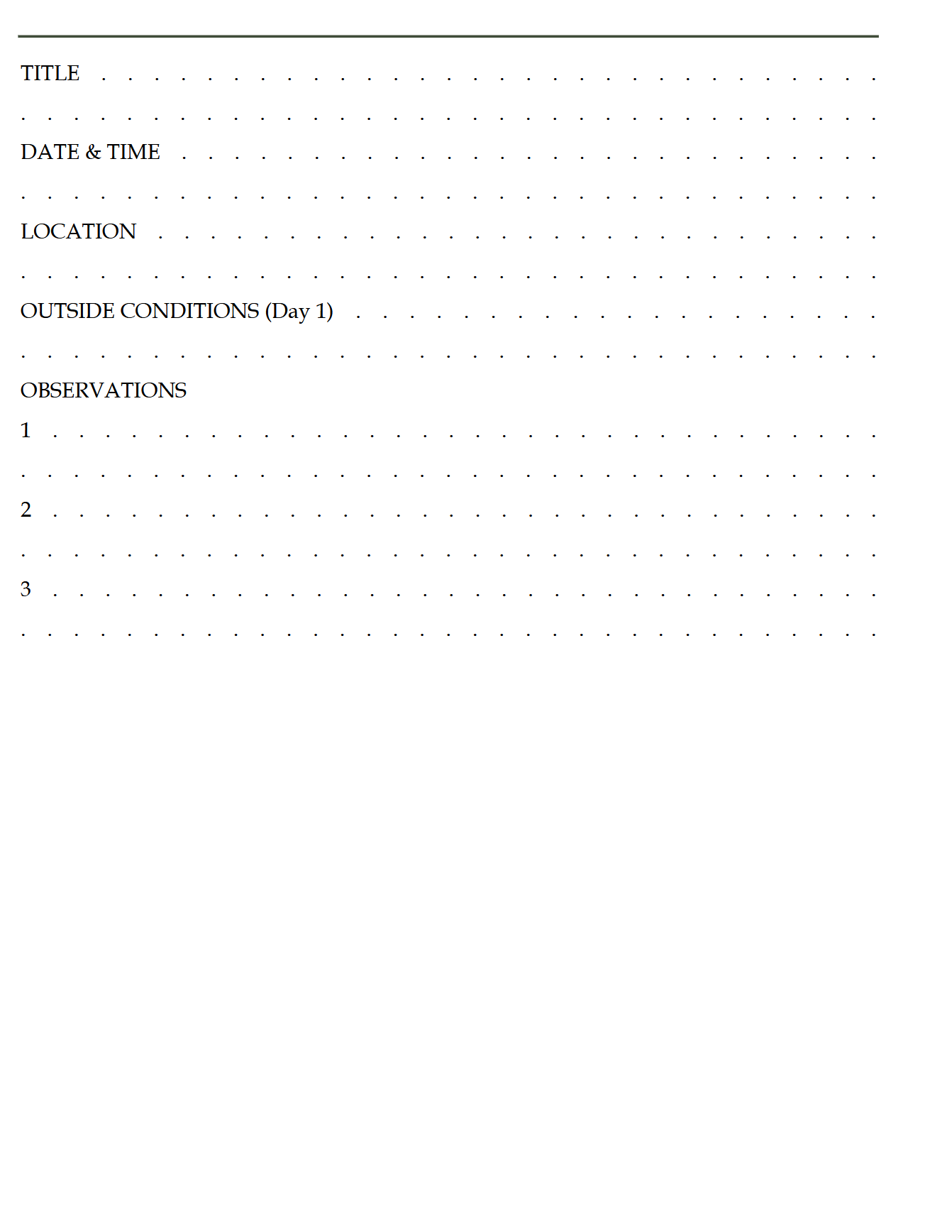 Introduction to Life Science Field Journal Introduction to Life Science Field Journal