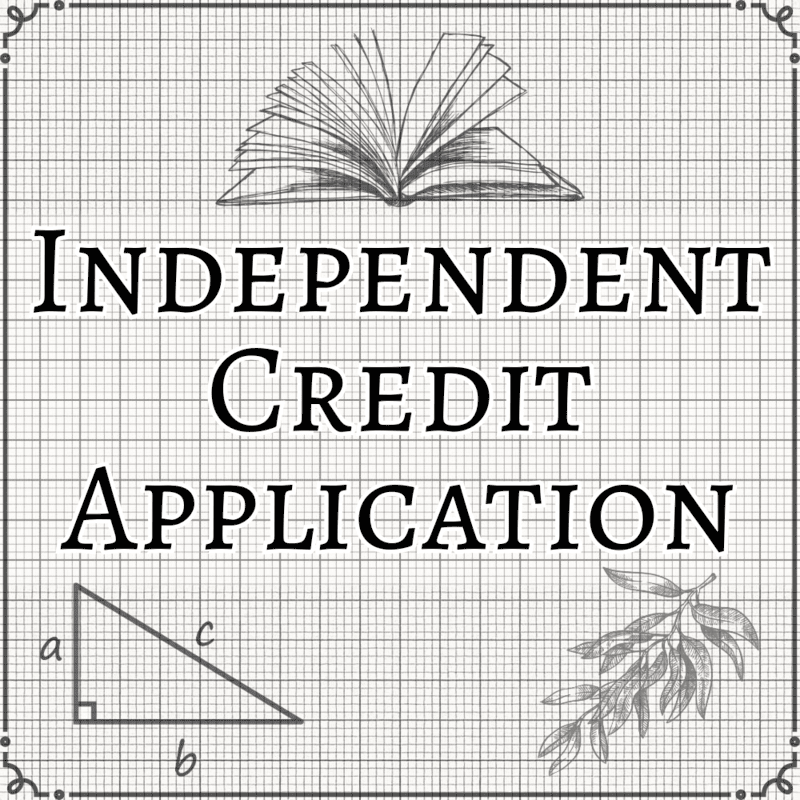 Independent Credit Application