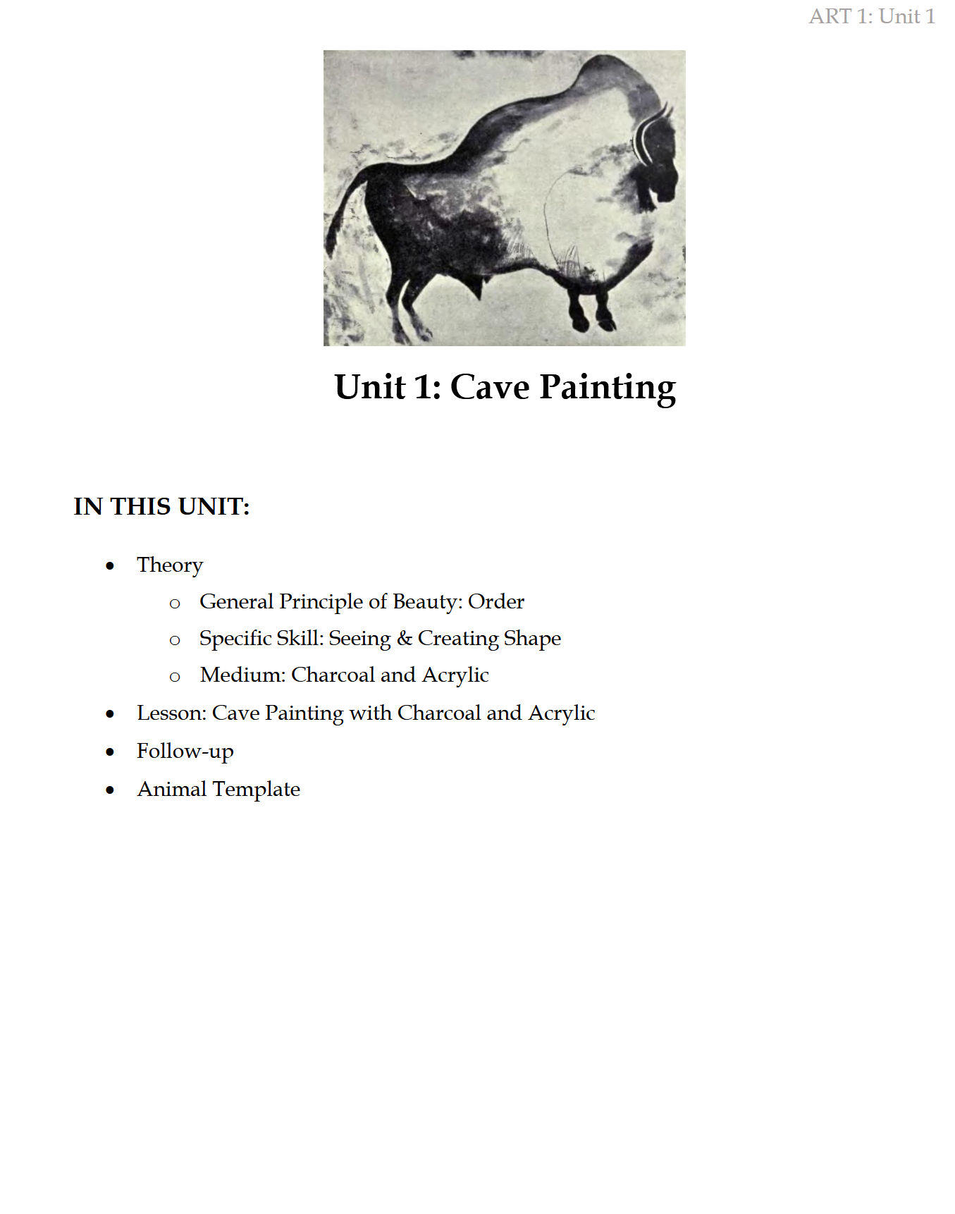 ART 1: Ancient & Classical Times (K-6th) ~ Textbook ART 1: Ancient & Classical Times (K-6th) ~ Textbook