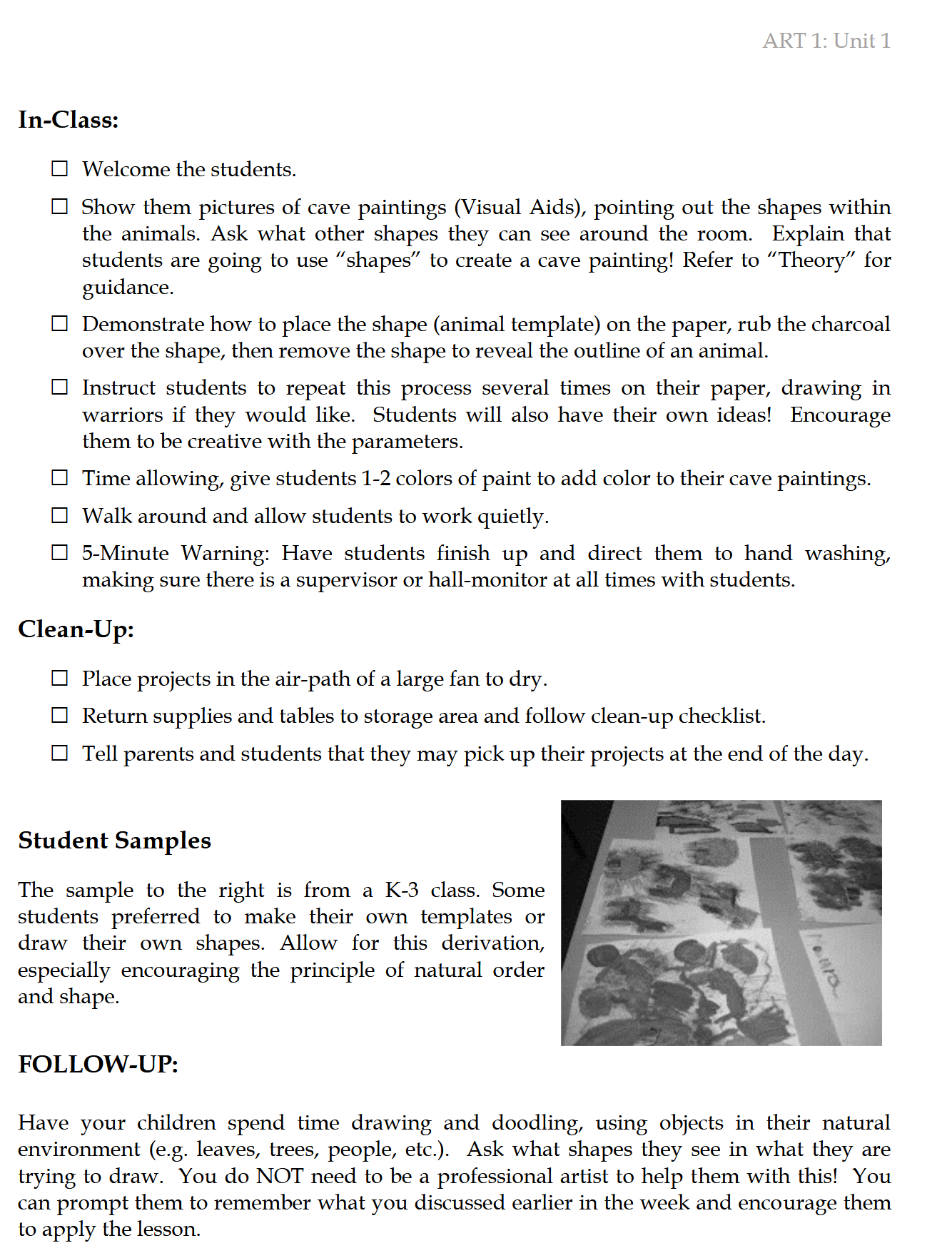 ART 1: Ancient & Classical Times (K-6th) ~ Textbook ART 1: Ancient & Classical Times (K-6th) ~ Textbook