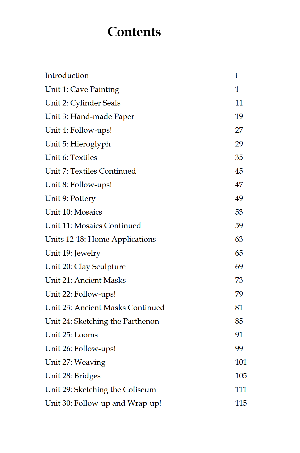 ART 1: Ancient & Classical Times (K-6th) ~ Textbook ART 1: Ancient & Classical Times (K-6th) ~ Textbook