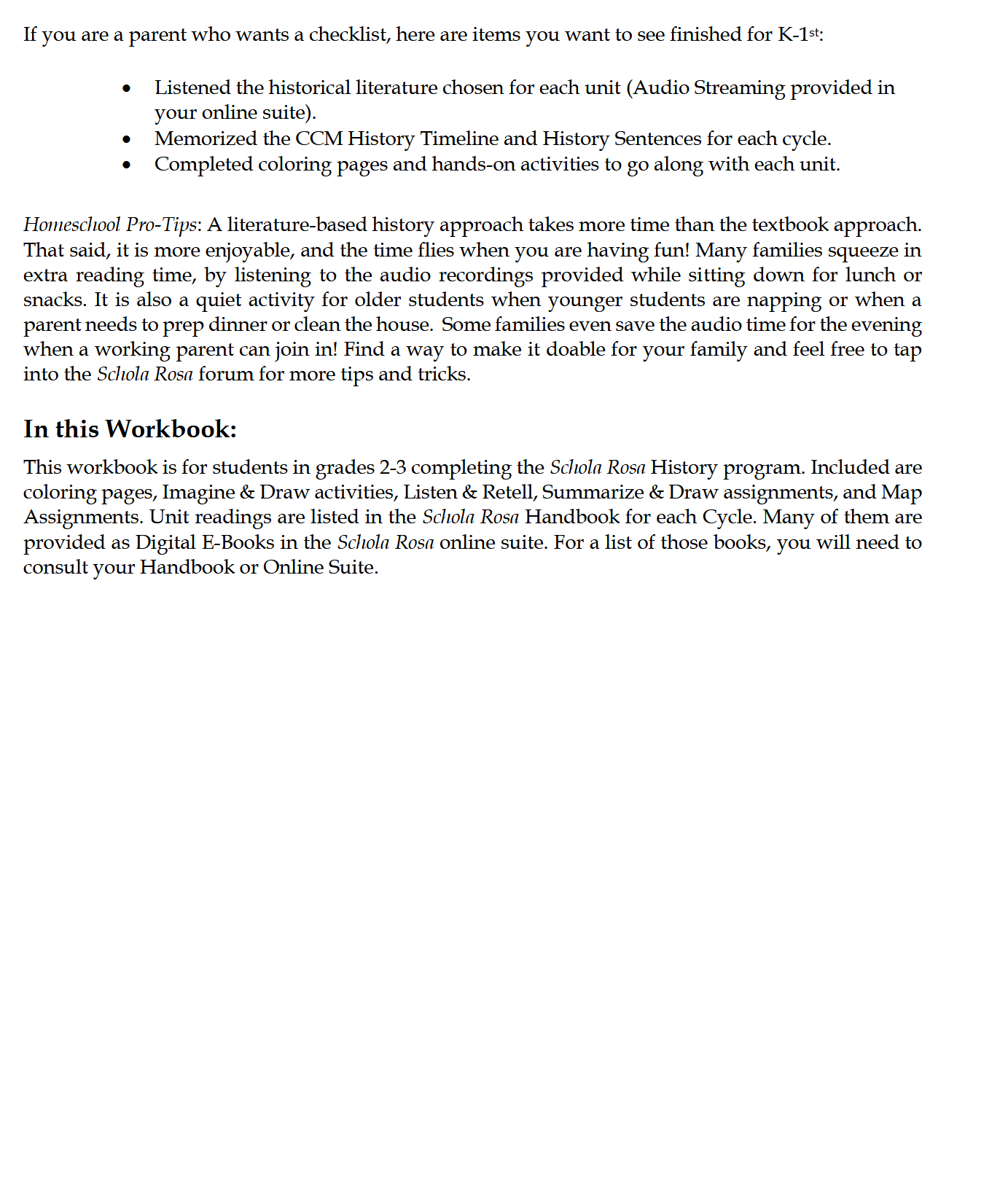 History 2-3: The Christian Age - Schola Rosa Cycle 2 History 2-3: The Christian Age - Schola Rosa Cycle 2
