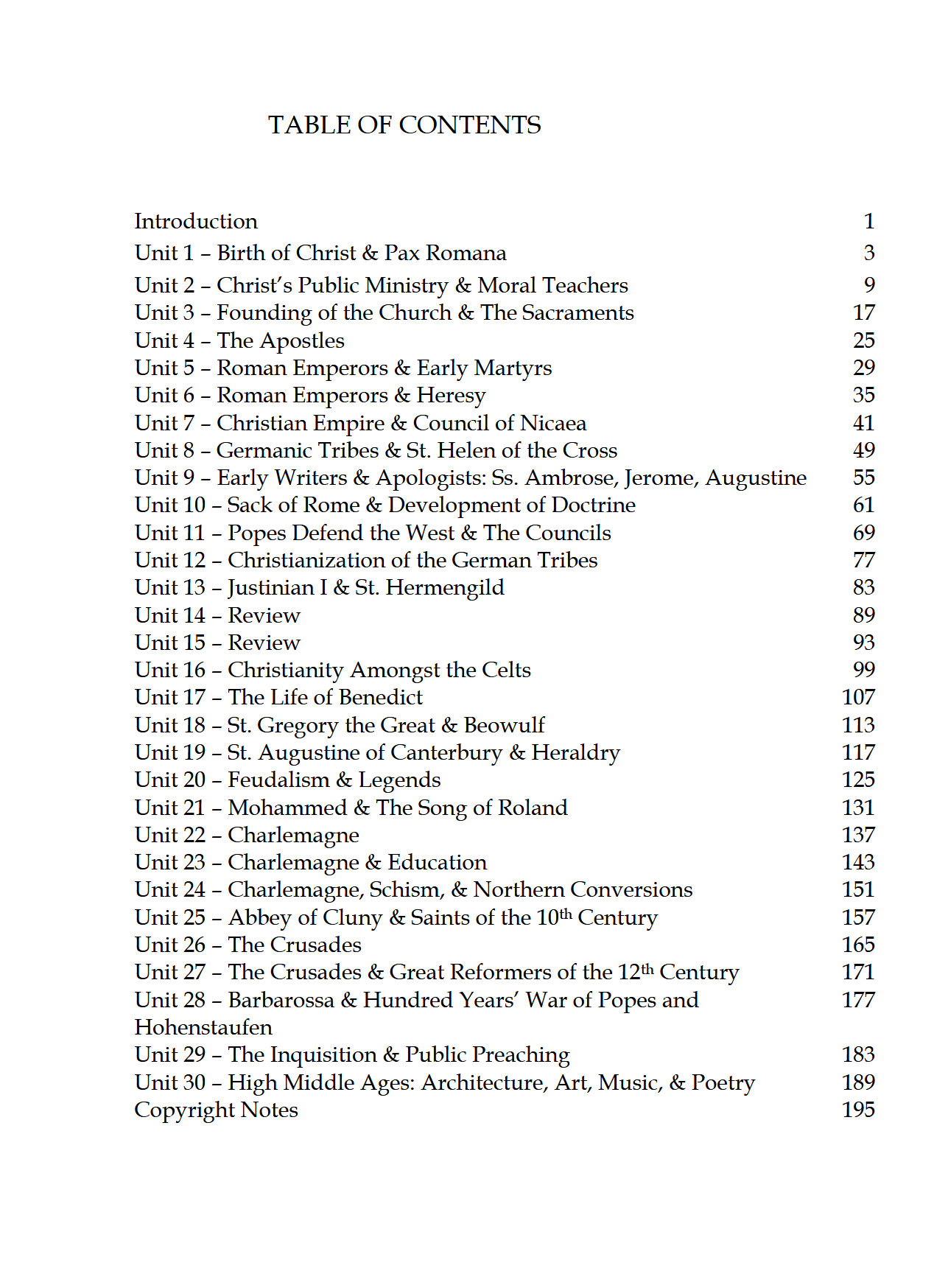 History 2-3: The Christian Age - Schola Rosa Cycle 2 History 2-3: The Christian Age - Schola Rosa Cycle 2