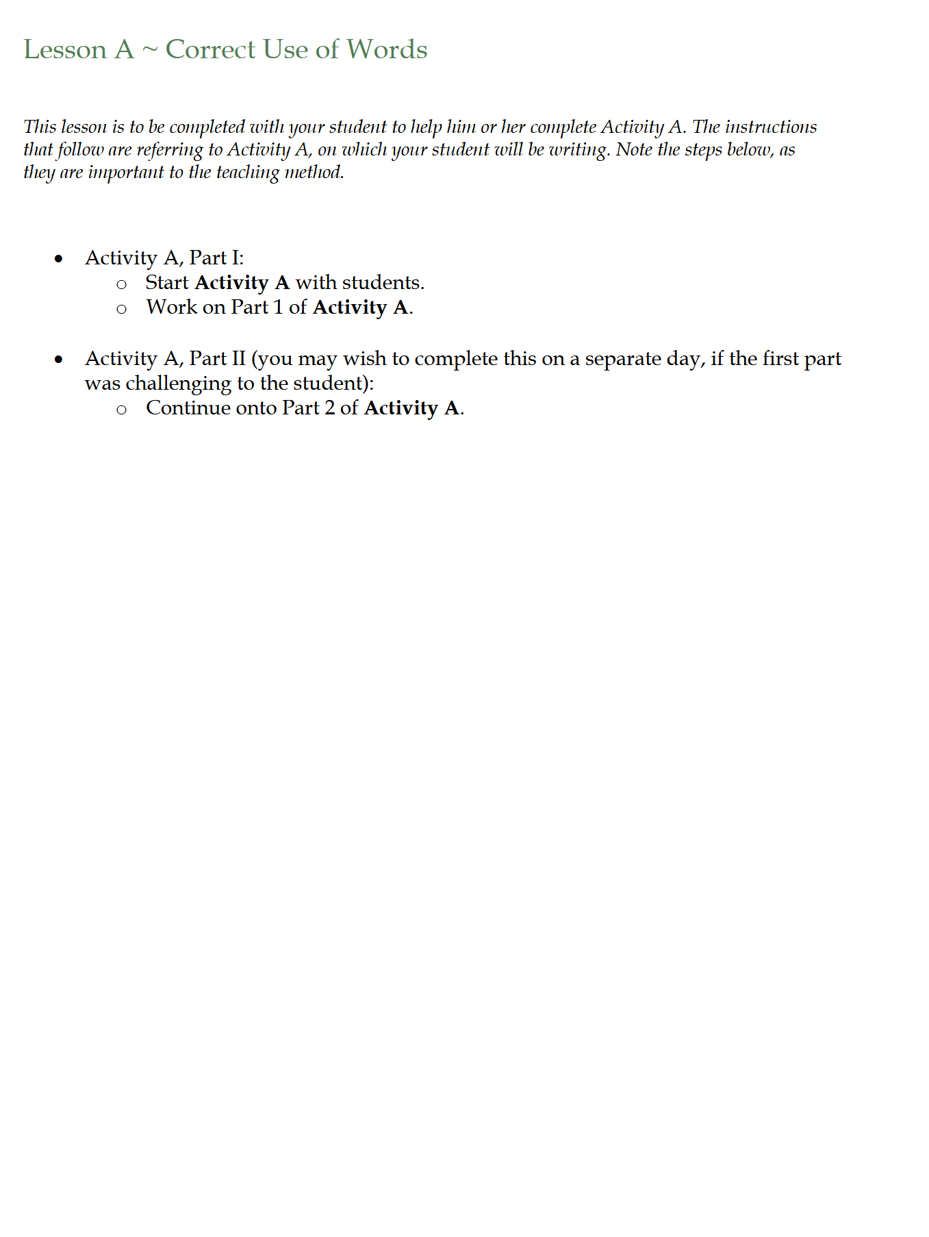 Language Arts 2-3: Schola Rosa Cycle 2 Language Arts 2-3: Schola Rosa Cycle 2