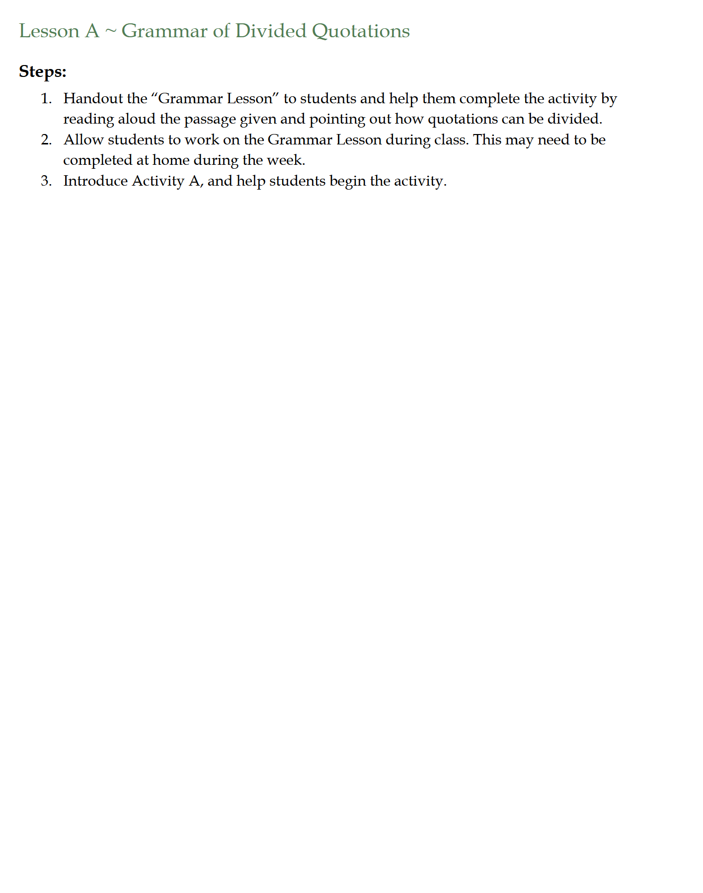 Language Arts 4-6: Schola Rosa Cycle 2 Language Arts 4-6: Schola Rosa Cycle 2