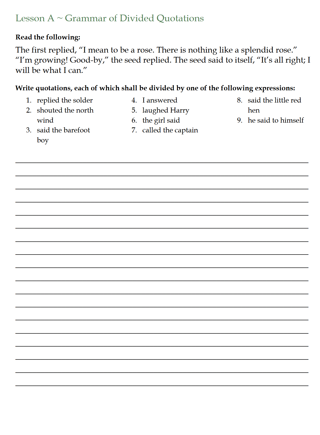 Language Arts 4-6: Schola Rosa Cycle 2 Language Arts 4-6: Schola Rosa Cycle 2
