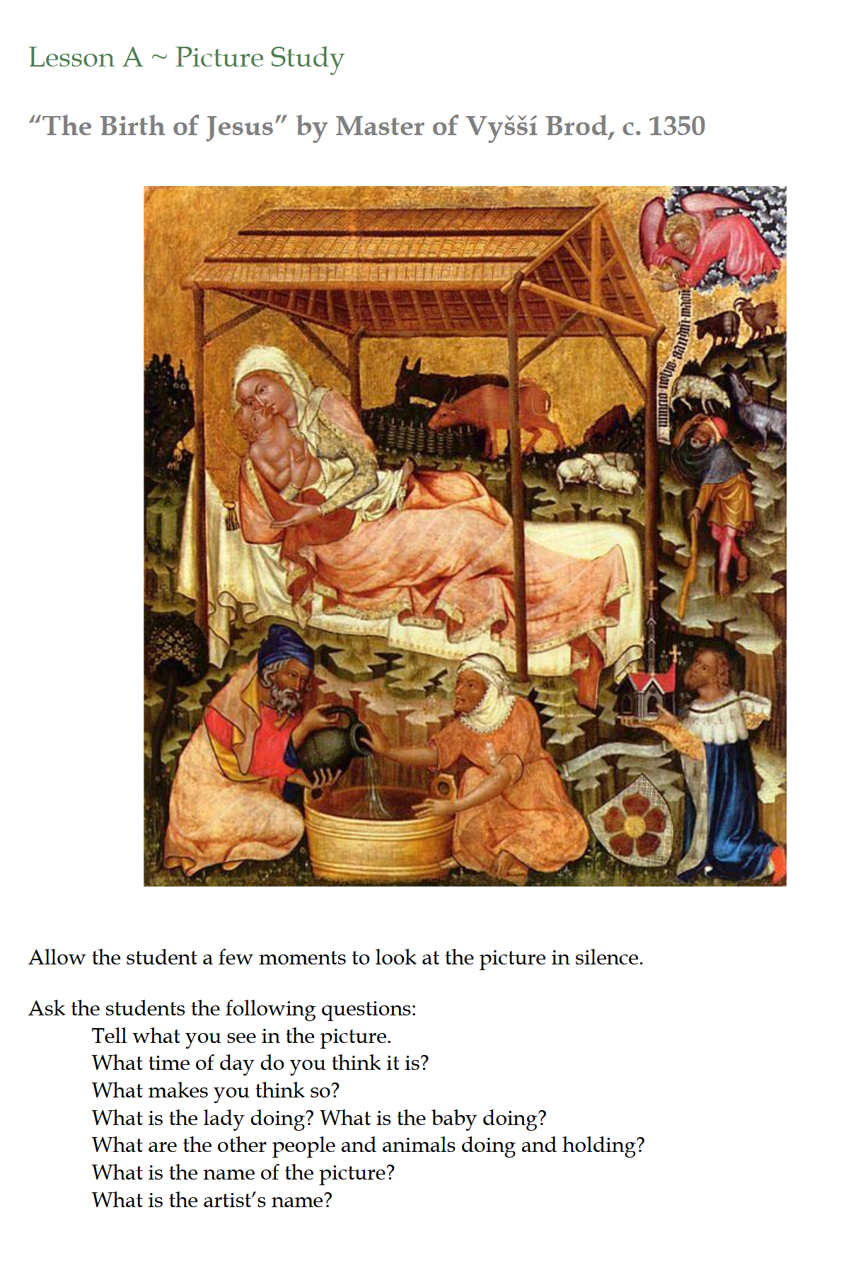 Language Arts K-1: Schola Rosa Cycle 2 Language Arts K-1: Schola Rosa Cycle 2