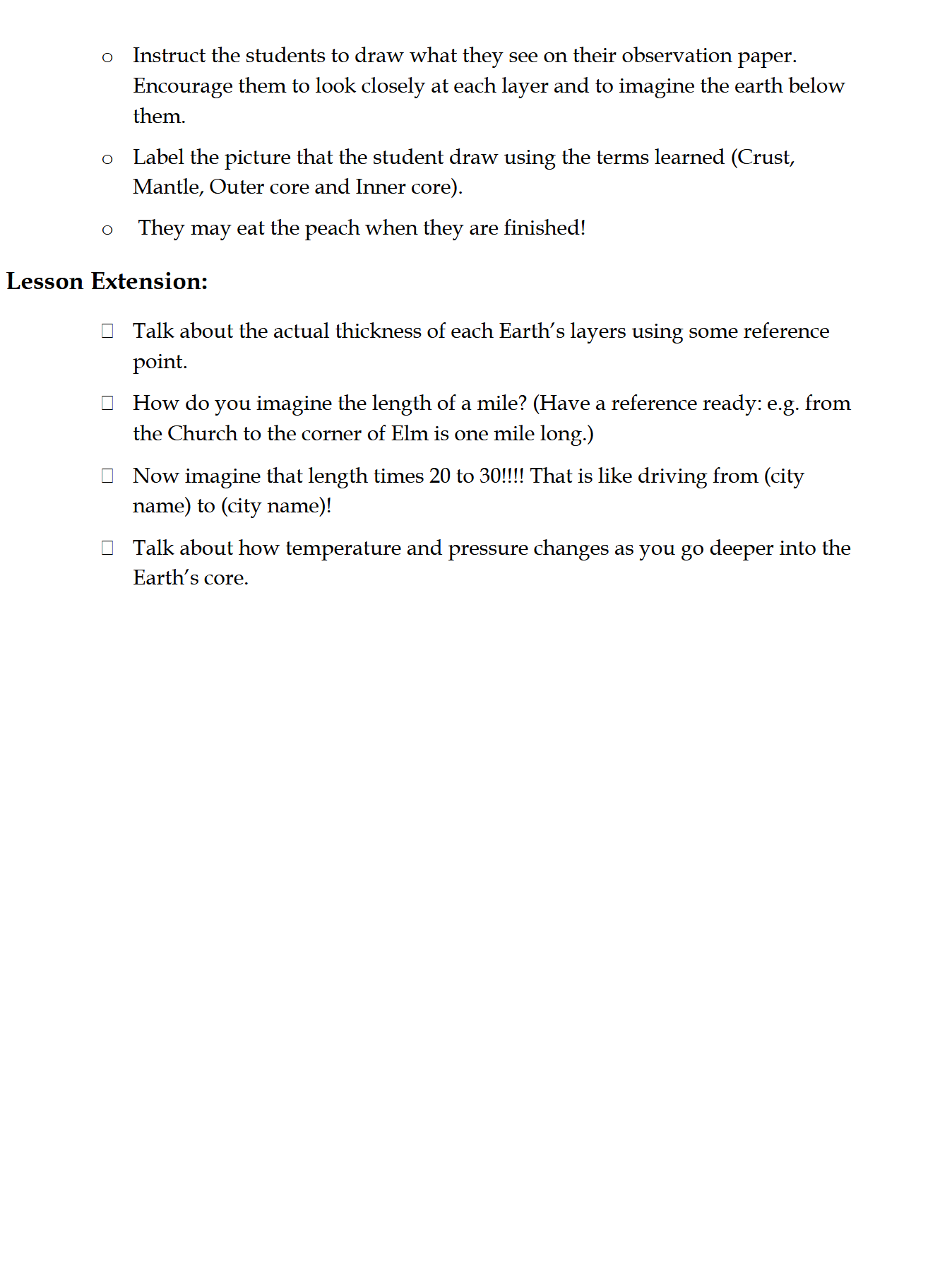 Science 2-3: Earth Science: Schola Rosa Cycle 2 Science 2-3: Earth Science: Schola Rosa Cycle 2