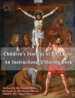 Children's Stations Cross Instructional Coloring Book Download