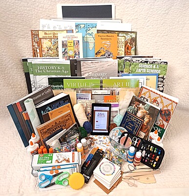 Schola Rosa K-6 - Complete Subscription and Materials Kit (No Math Books) - Cycle 2