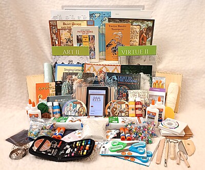 Schola Rosa K-6 - Subscription and Family Books with Art Kit - Cycle 2