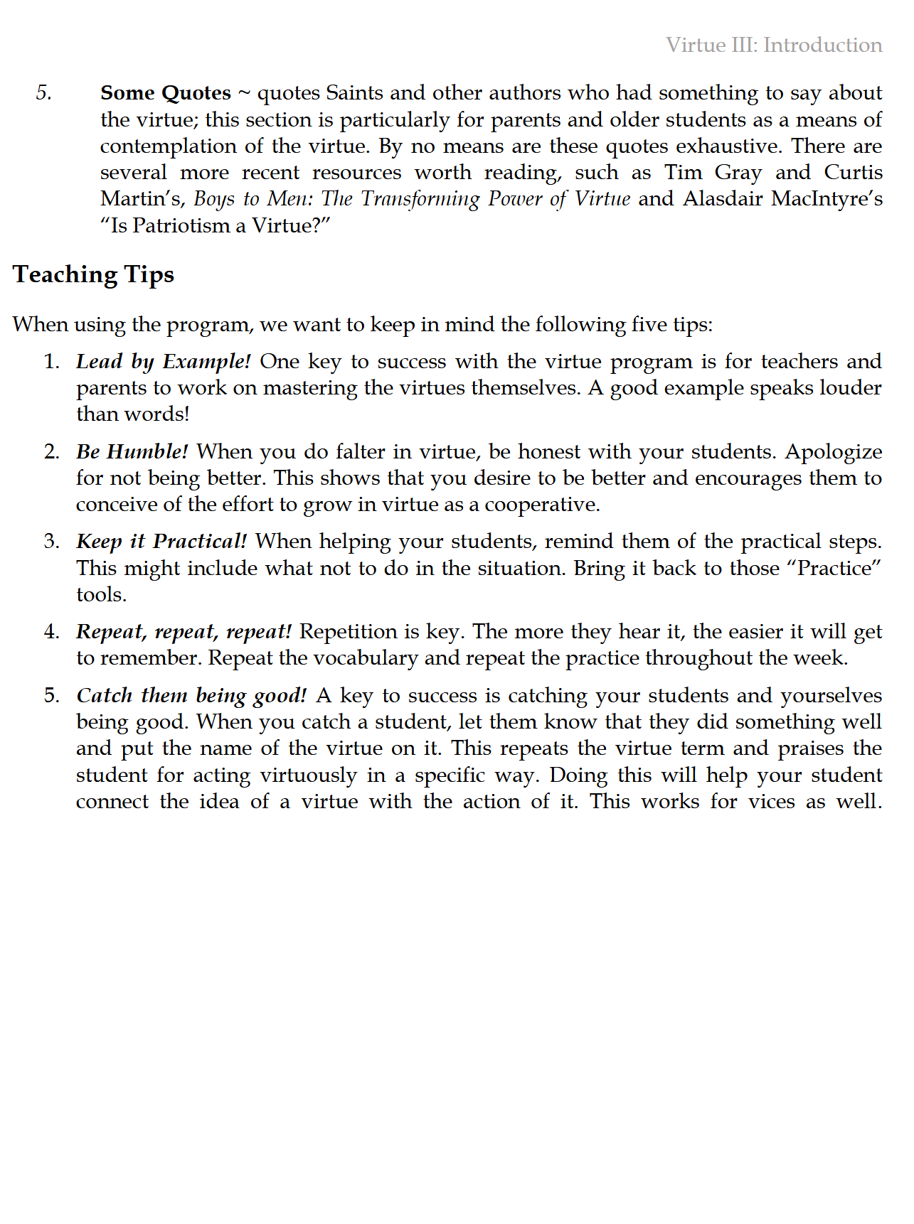 Virtue III: Reinforcing the Cardinal and Theological Virtues (K-6) Virtue III: Reinforcing the Cardinal and Theological Virtues (K-6)