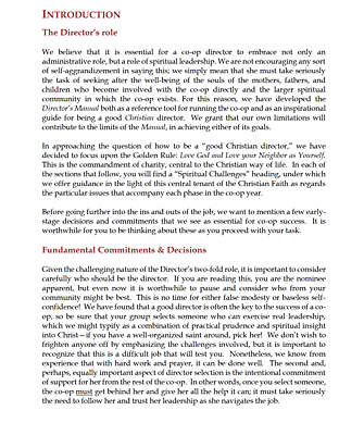 CO-OP DIRECTOR'S MANUAL (Download) CO-OP DIRECTOR'S MANUAL (Download)