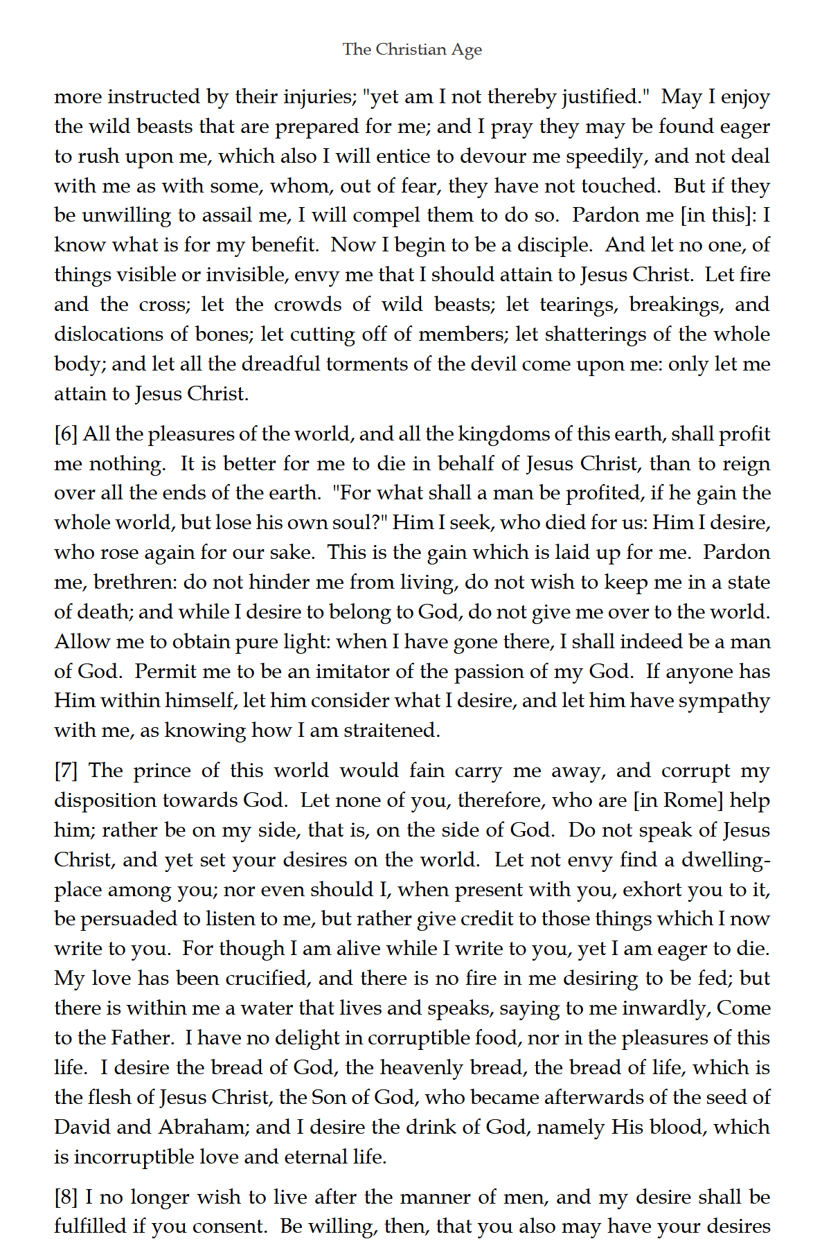 The Christian Age READER: Traditio Nostra II The Christian Age READER: Traditio Nostra II