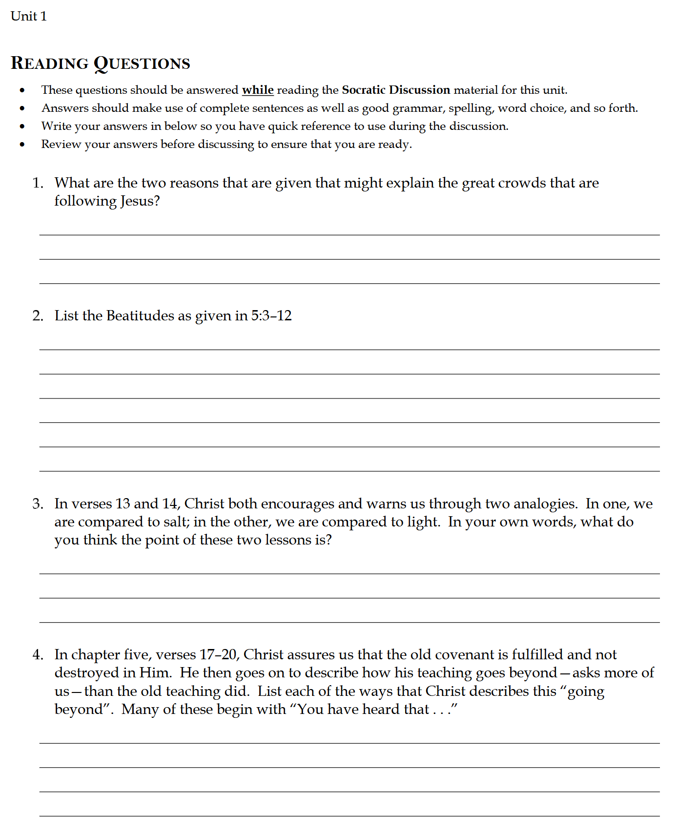 The Christian Age WORKBOOK: Traditio Nostra II The Christian Age WORKBOOK: Traditio Nostra II