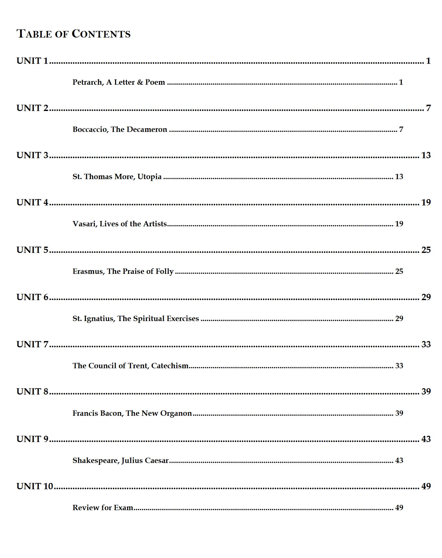 Modern Times WORKBOOK: Traditio Nostra III Modern Times WORKBOOK: Traditio Nostra III